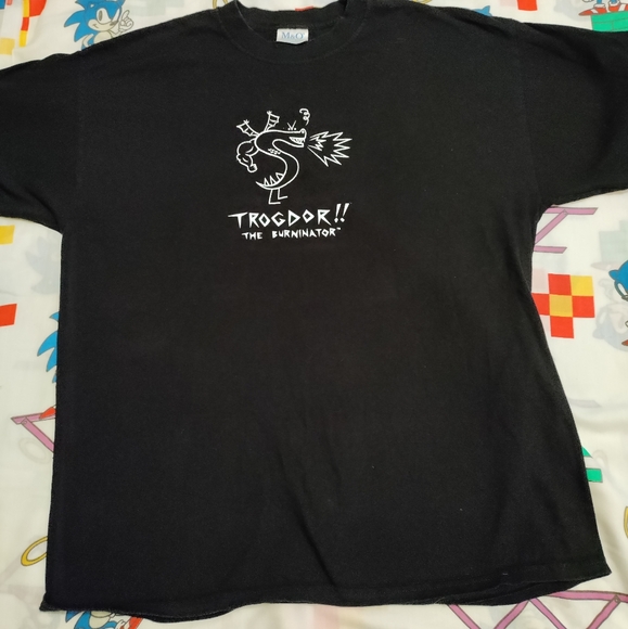 Vintage 2000s Y2K Trogdor Homestar Runner t-shirt size XL - Picture 2 of 7